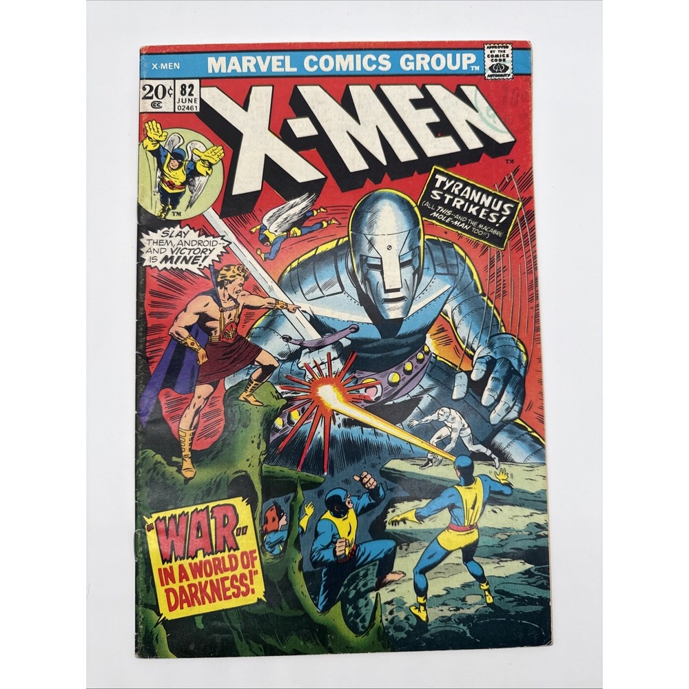 X-Men 82 Marvel Comics 1973 Tyrannus Strikes Bronze Age Mutant Superhero Comic